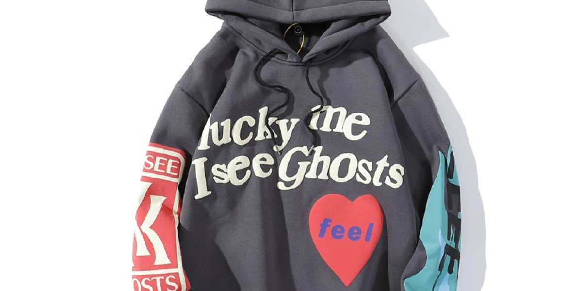 Lucky Me I See Ghosts Hoodie is high fashion brand