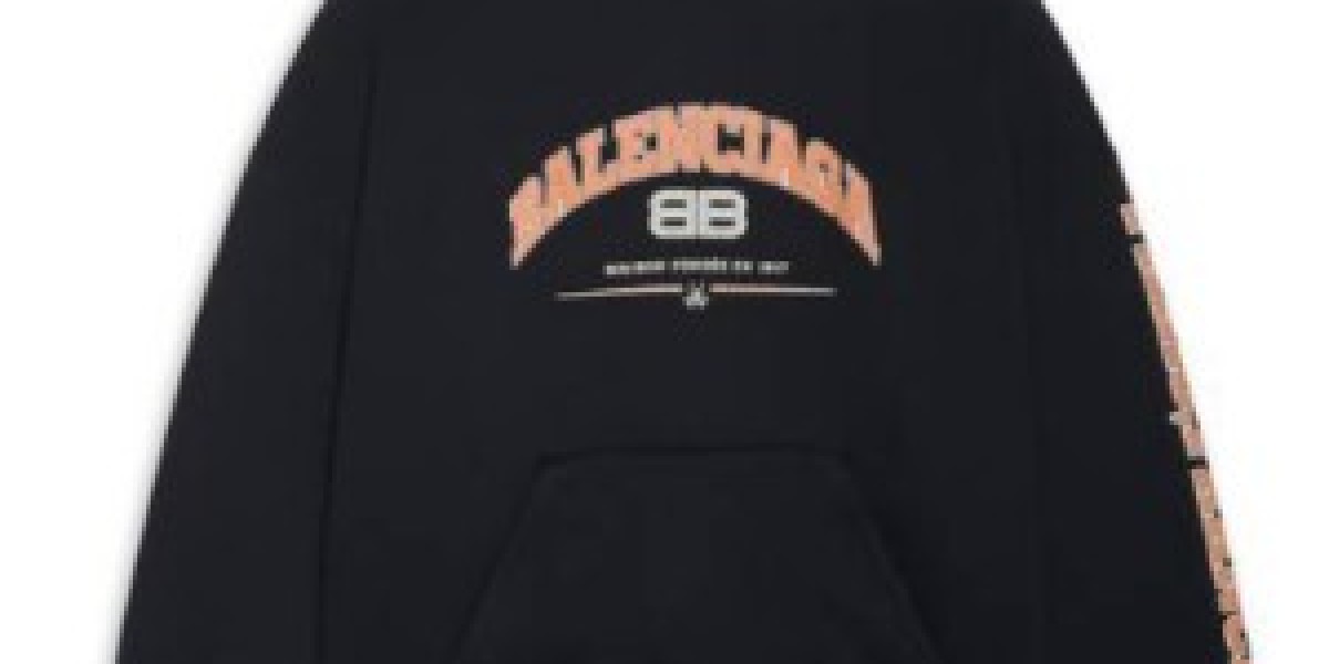 Black Balenciaga Hoodie for Men and Women