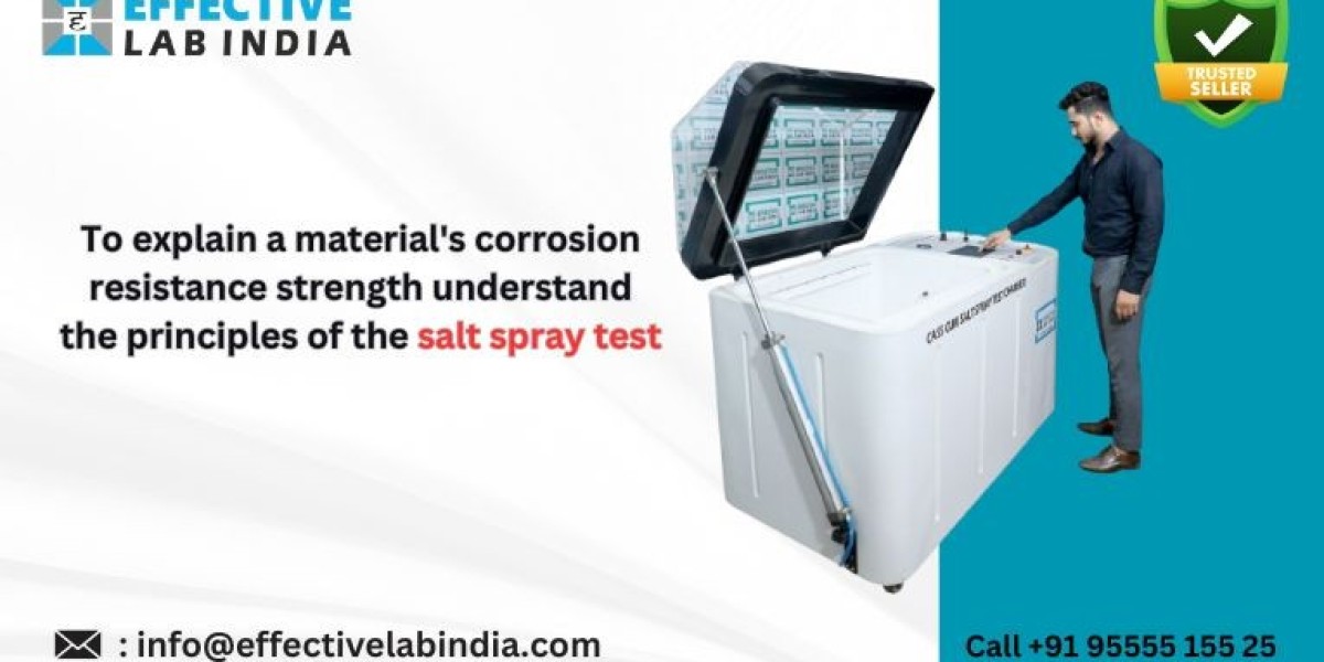 To explain a material’s corrosion resistance strength understand the principles of the salt spray test