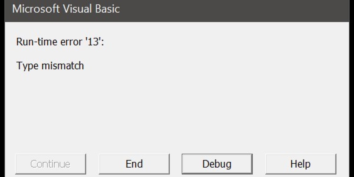 Solving Excel Runtime Error 13: Type Mismatch – A Practical Guide