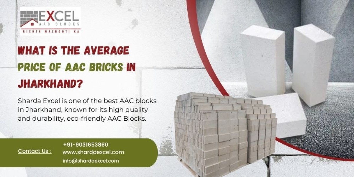 What is the average price of AAC bricks in Jharkhand?