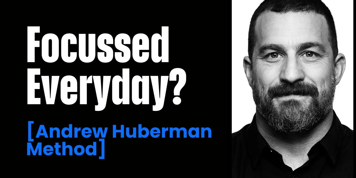 How I Trick My Brain To Study Focussed Everyday?[Andrew Huberman Method]