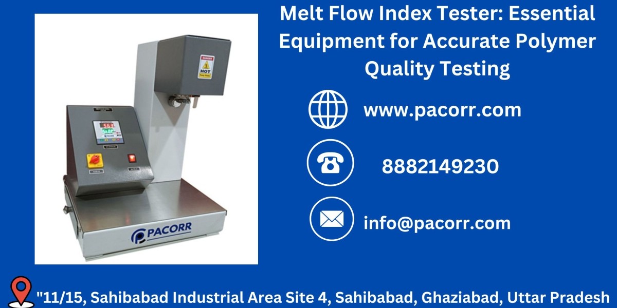 Pacorr.com Presents: The Ultimate Melt Flow Index Tester for Polymer Analysis