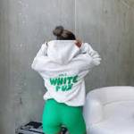 white fox hoodie