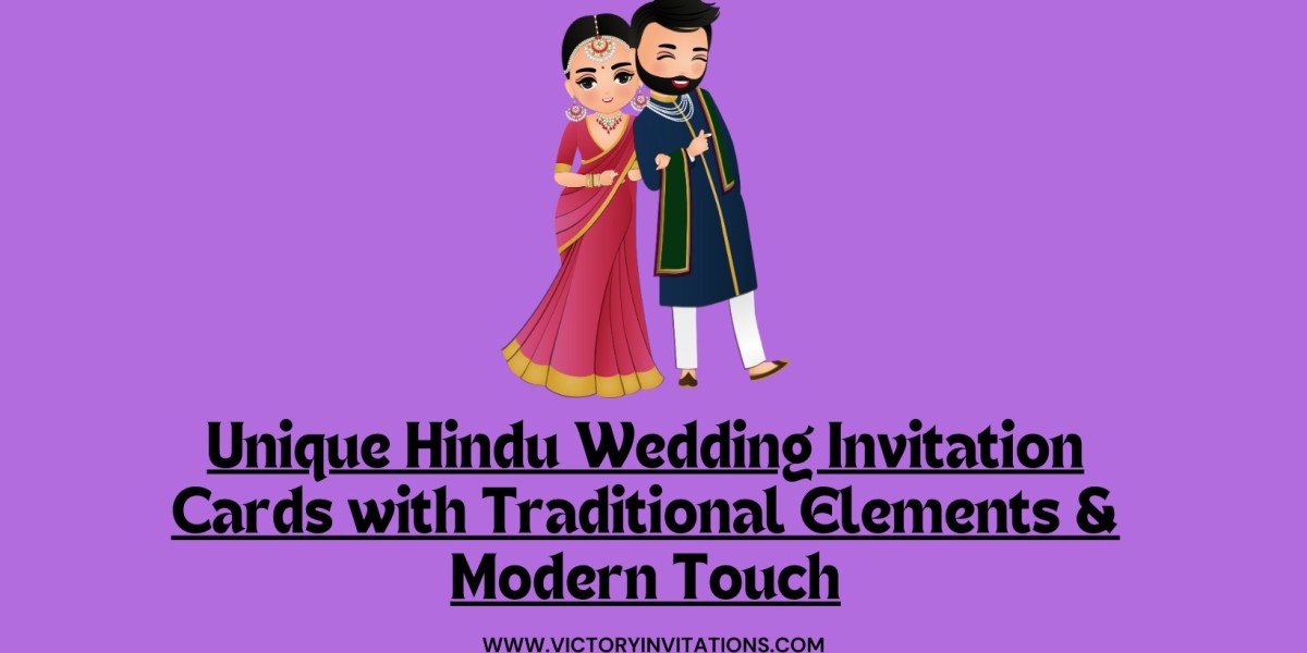 Unique Hindu Wedding Invitation Cards with Traditional Elements & Modern Touch